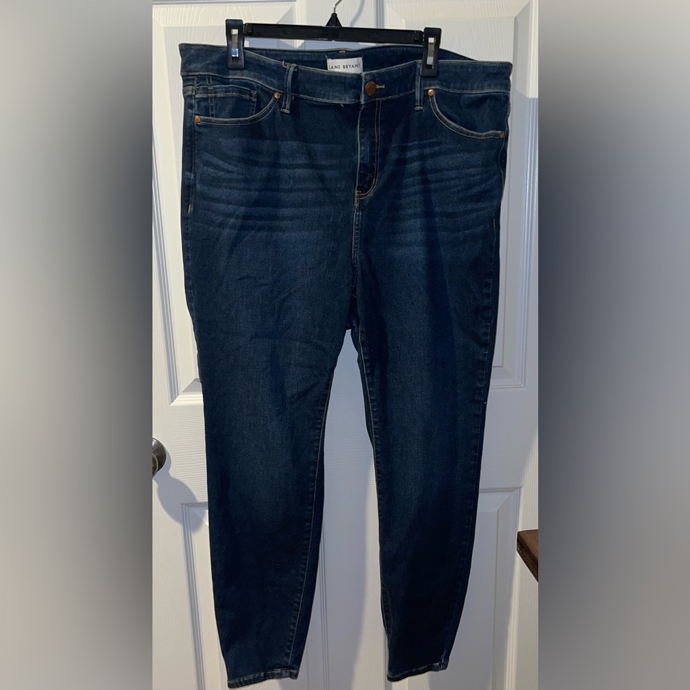 Lane Bryant Women’s plus 22/24 Jean skinny high rise denim fit genuis